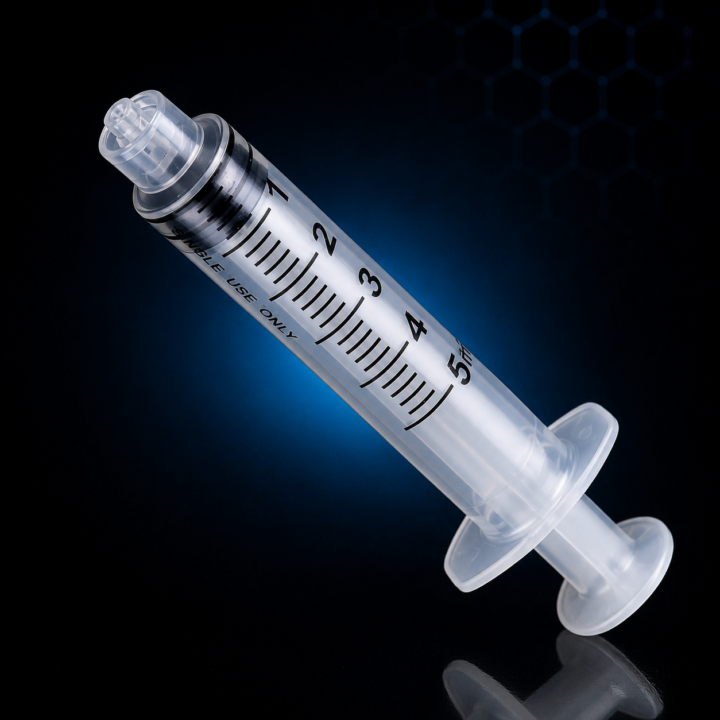 5ml Hypodermic Syringe Luer Lock