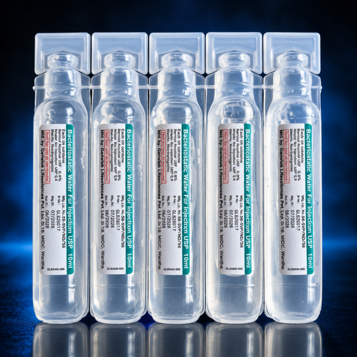 Genetek Lifesciences Bacteriostatic Water 10ml