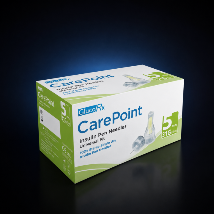 CarePoint Pen Needles 31G x 5mm
