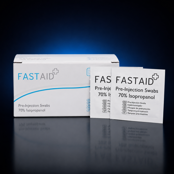 Fast Aid Pre Injection Swabs - box of 100