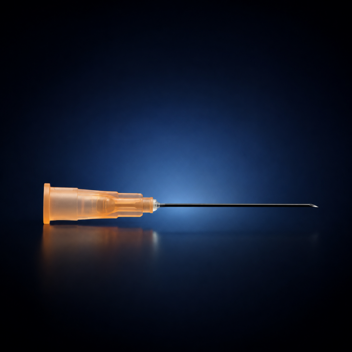 Acucan 25G × 1" Hypodermic Needle