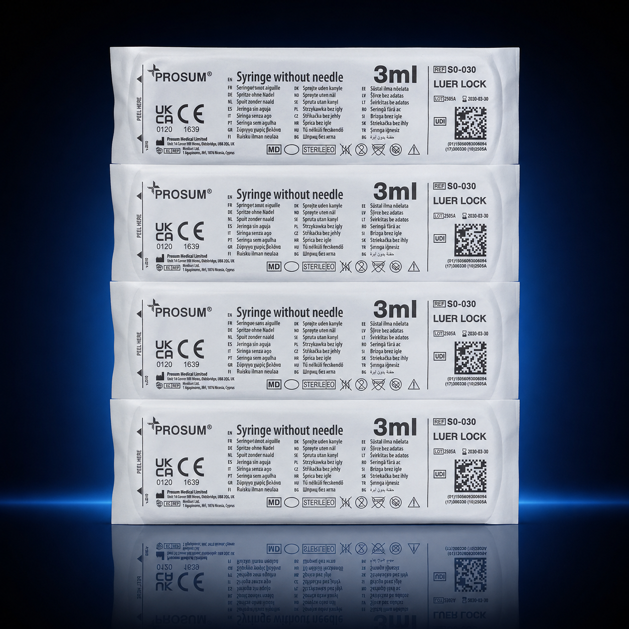 Prosum 3mL Luer Lock Syringe - Image 2