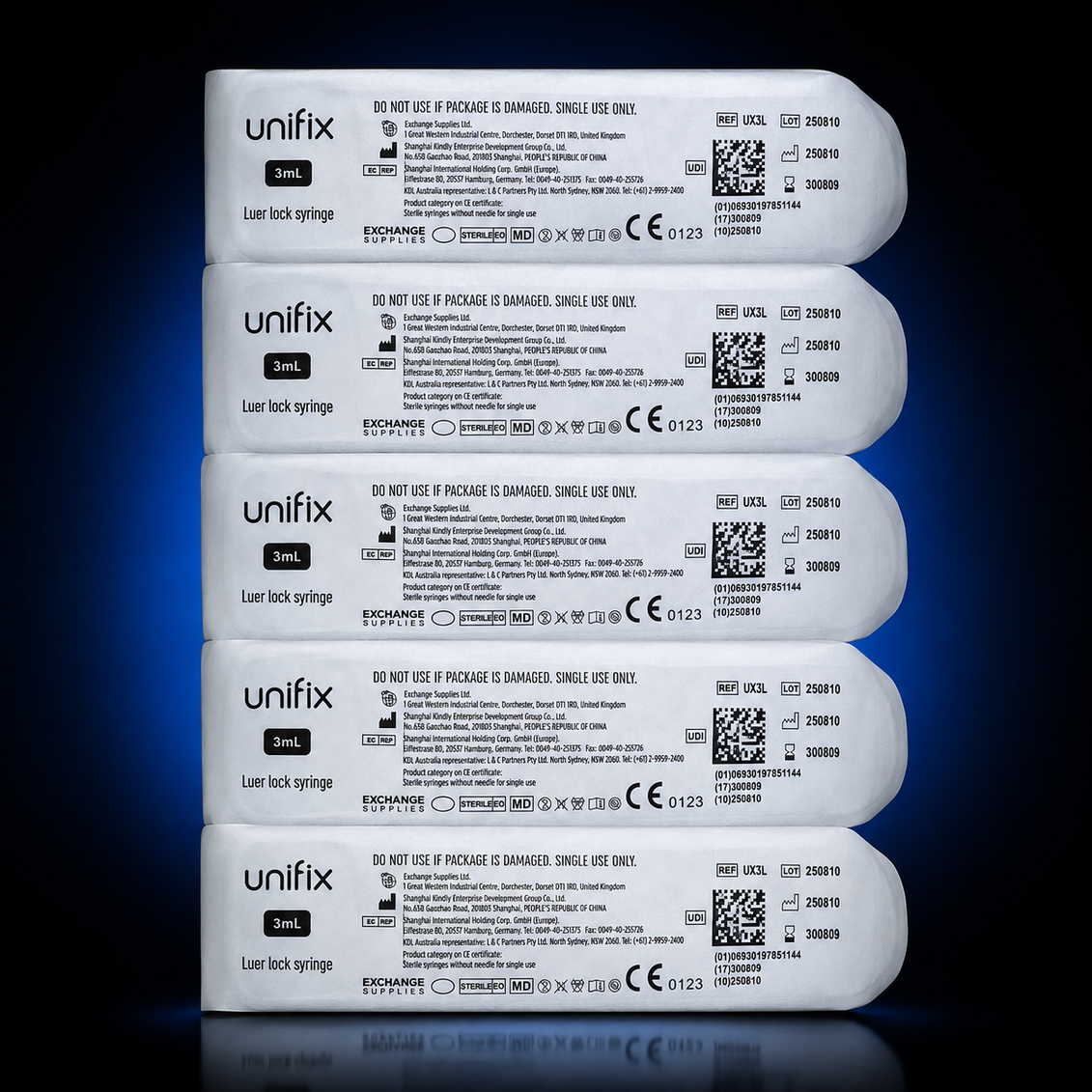 Unifix 5ml Luer Lock Syringe - Image 2