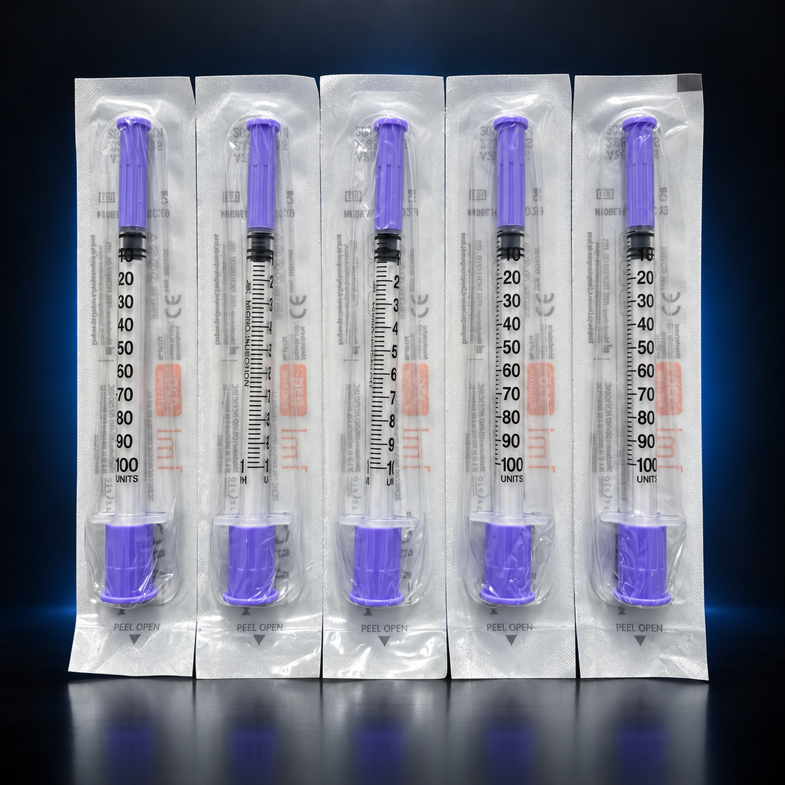 FMS Micro Syringe 1ml 32G 8mm – Fixed Needle - Image 3