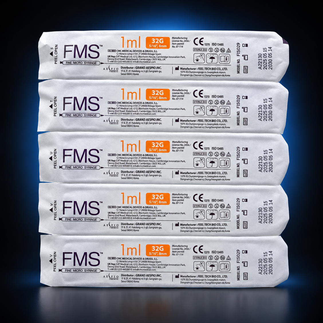 FMS Micro Syringe 1ml 32G 8mm – Fixed Needle - Image 4