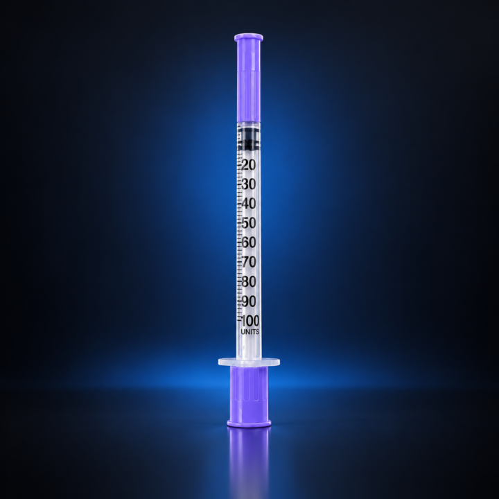 FMS Micro Syringe 1ml 32G 8mm – Fixed Needle